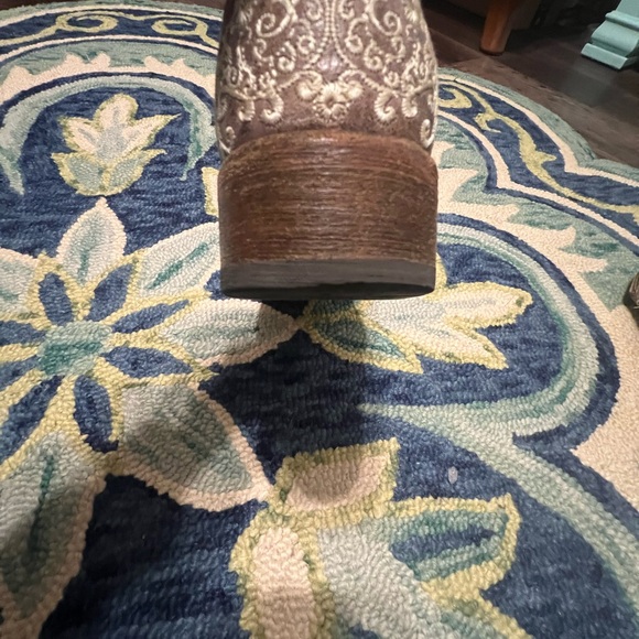 Corral Square Toe Western Boots 9.5W Wide Bone Embroidery - Picture 9 of 13